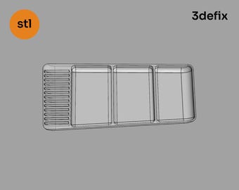 BMW E39 コンソールトレイオーガナイザー STL ファイル、DIY 3D プリント（デジタルダウンロード）