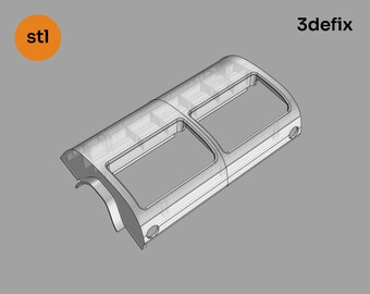 フォード プローブ 換気ファン カバー グリル STL ファイル、3D プリント交換部品 (デジタル ダウンロード)