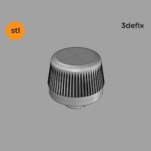 Könnte beinhalten: Ein schwarzer Kunststoffknopf mit einem geriffelten Rand und einer glatten, flachen Oberseite. Der Knopf ist für den Einsatz in verschiedenen Anwendungen wie Möbel, Haushaltsgeräte und Maschinen konzipiert.