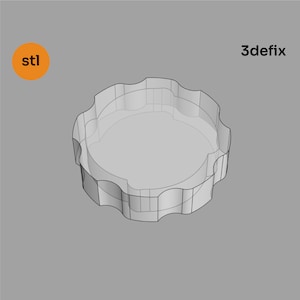 Accesory fits BMW E46 E39 E38 E66 X3 17117639022 Radiator Expansion Tank Cap Cover Adapter files for 3D print STL Files Digital Download