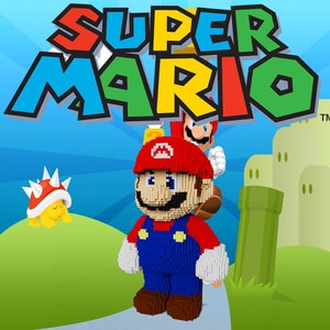 Mini Super Mario Perler Bead Pattern Guide In Digitale