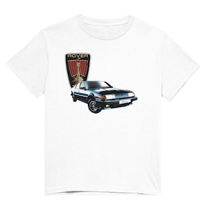 Rover SD1 Logo T-Shirt | Classic British Car Design | Retro Car Enthusiast Tee | UK Stock & Fast Shipping
