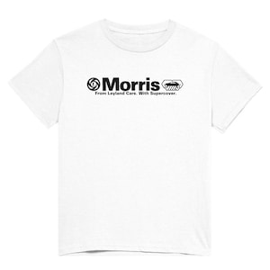 Morris Super Cover T-Shirt | Classic Leyland Cars Design | Retro British Car Tee | Sizes S-XXL | UK Stock & Fast Shipping