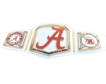Alabama Crimson Championship Belt aanpassen volwassen grootte worstelen replica titel wwe replica riemen wwe replica beste cadeau voor hem boksliefhebber
