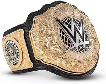 Nuevo cinturón de título del campeonato mundial de peso pesado 6MM Zinc HD Alloy réplica de wwe cinturones personalizados réplica de wwe wwf el mejor regalo para él