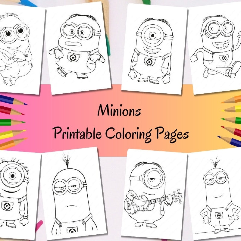 Minions Printable - Etsy