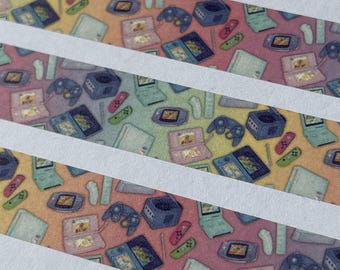 Nostalgia Gaming - 1.5cm x 5m Rainbow Pattern Washi Tape