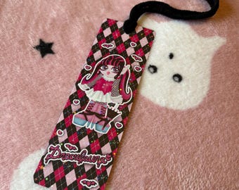 Monster Girls Vampire Bookmark - Double-Sided Sparkle Holographic Vinyl