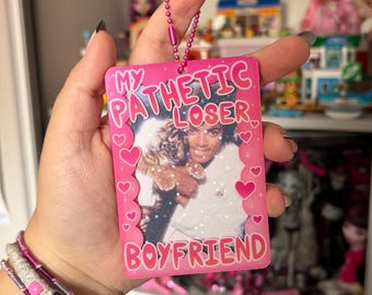 Pre-Order - My Pathetic Loser Boyfriend - KPop Acrylic Photocard Holder Keychain