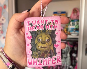 I Want To Hear Him Whimper - KPop Acrylic Photocard Holder Keychain