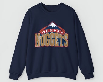 Denver Nuggets 90s Vintage Sweatshirt, Denver Basketball Retro crewneck, Old School Denver Nuggets tshirt