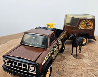 Buddy L Stables truck met paardenwagen Vintage Toys