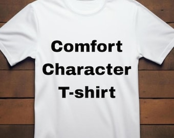 Custom Photo T-Shirt: Comfort Character Shirt, Personalized Text