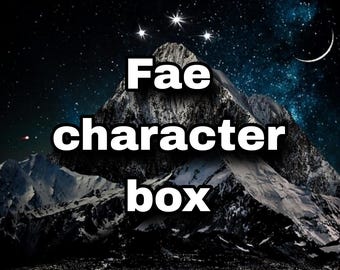 High Fae Comfort Character Care Package: Fandom Mystery Box