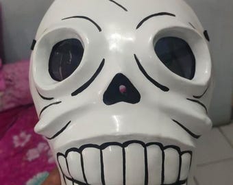Custom Handmade Birthday Skull Mask Face Cover Skeleton Costume Cosplay Accept Customized Request