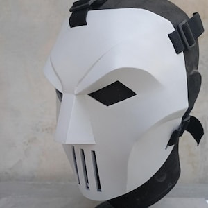 Handmade Cosplay Mask - Fiber Custom classic Mask white mask