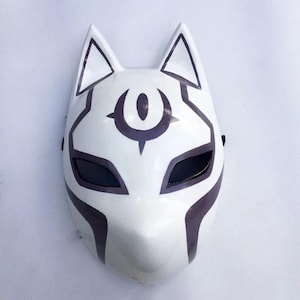 Handmade Face Mask Adashino Sousei no Onmyouji Custom Cosplay mask - Wooden Mask (accept custom requests)