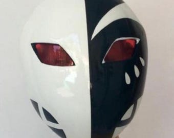 Handmade black and white monster kiri project Cosplay face mask ( accepts customized requests )