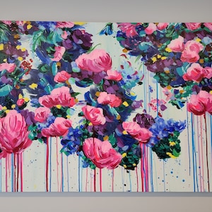 Original abstract - acrylic on canvas - "Renewal"