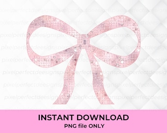 Pink Bow PNG File Coquette Bow Png Trendy Aesthetic Shirt Design Soft Girl Aesthetic PNG Cottagecore Png Aesthetic Ribbon Png Sublimation