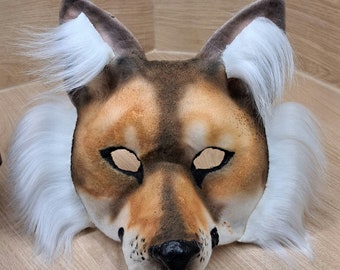 Realistische Therian-Fuchsmaske