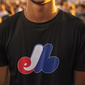 T-shirt baseball Expos, t-shirt sport vintage, t-shirt rétro Montréal