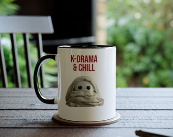 K-Drama & Chill Korean Mug, 0.33L (11oz)
