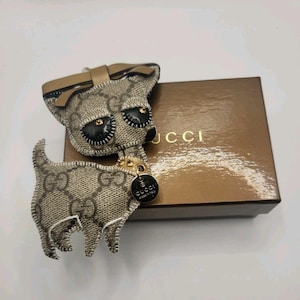 Gucci Dog Keychain - Etsy