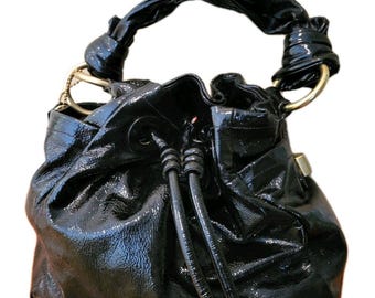 Coach Madison Maggie Op Art Signature Black & White Handbag Tote