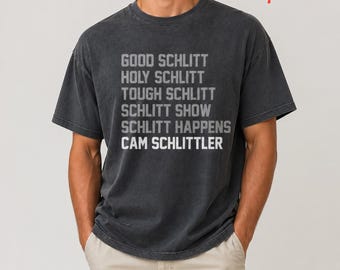 Cam Schlittler Shirt, Good Schlitt Holy Schlitt T-Shirt, Funny Baseball Player Tee, Comfort Colors and Gildan Shirt, Fan Gift