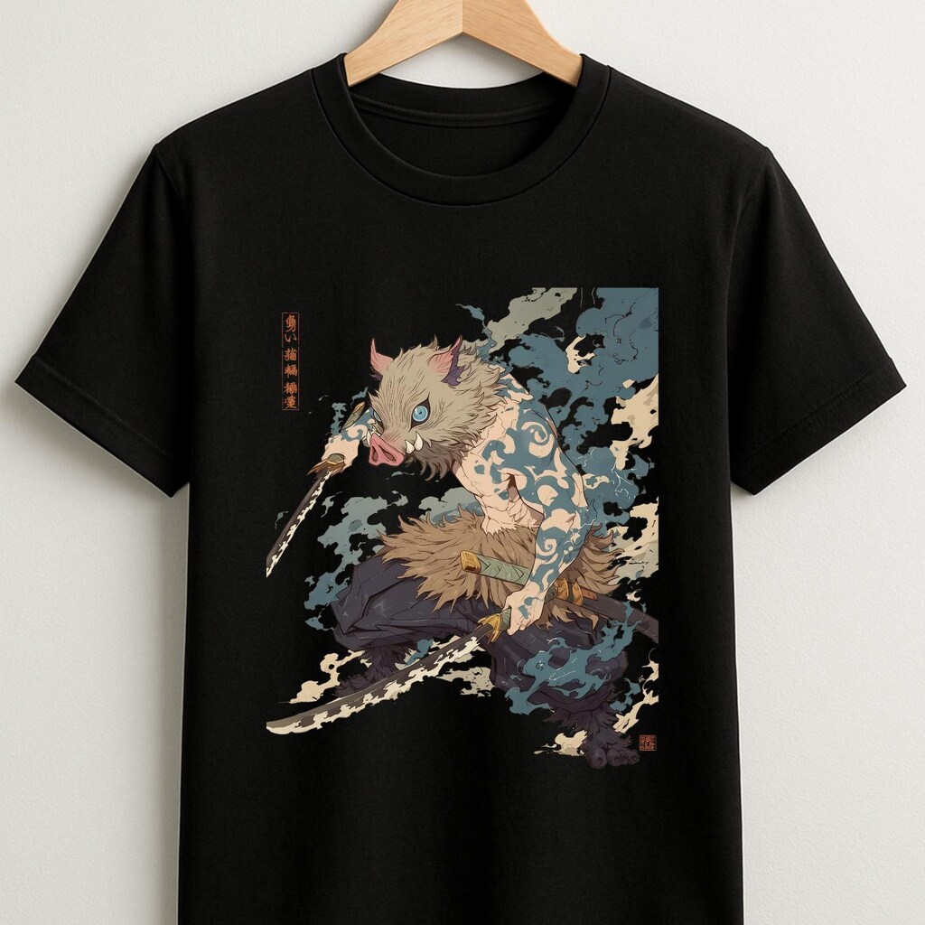 T-shirt Donna Demon Anime Style3 – Hashira Sword, Japan Manga, Cotone Premium, Taglio Aderente