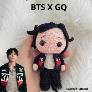 Jungkook GQ Amigurumi Pattern (PDF) BTS-virkad/ arirang