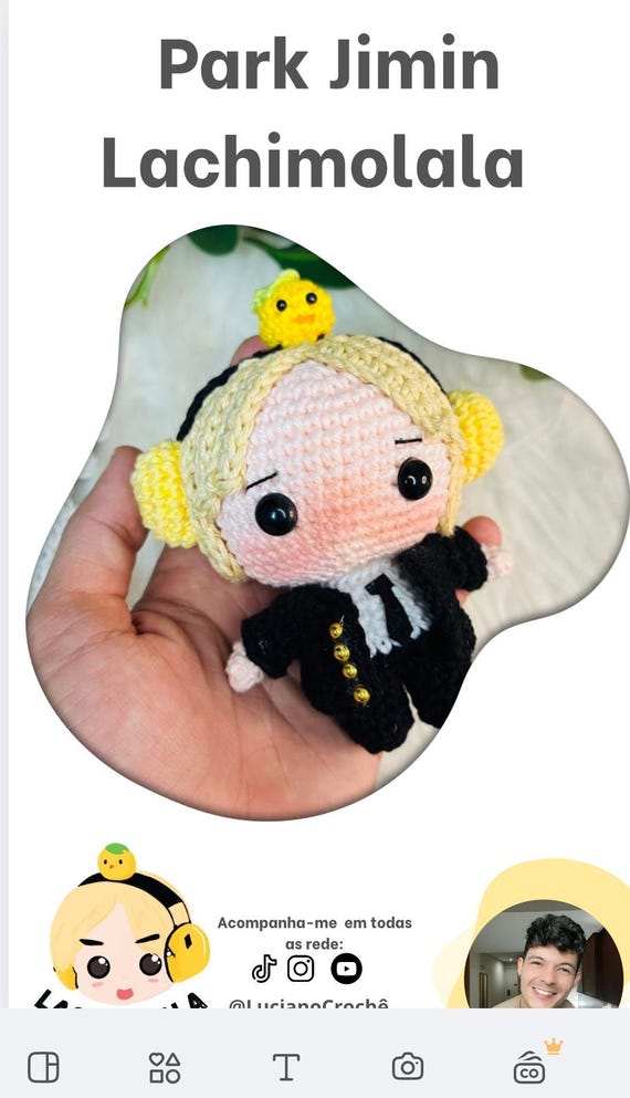 Jimin Lachimolala Amigurumi - Patron - Etsy