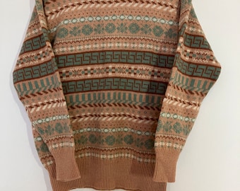 Vintage Jumper Fair isle pattern