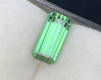No Heat Stunning 0.60 Seafoam Tourmaline from Afghanistan | 6.7x3.3x2.8mm