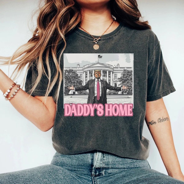 PRESIDENT Daddy's Home Home Real Good Man Donald Pink Preppy Edgy Png High Quality Sublimation Files Digital Viral Trending