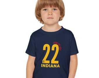 From The Logo 22 Caitlin Clark Toddler Shirt, Caitlin Clark Fever Basketball Toddler Shirt, Caitlin Clark Indiana fan toddler shirt