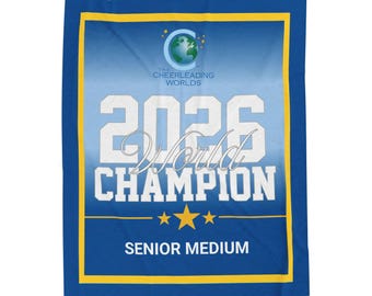 Cheerleading Worlds  Replica Banner Blanket