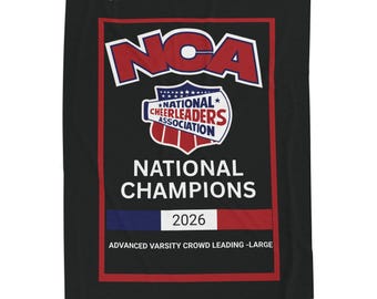 2026  NCA High School Replica National Champion Banner Blanket