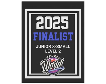 Allstar World Championships Replica Mini Banner - Finalist - Etsy