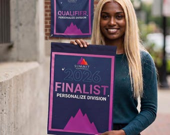 D2 Summit Replica Banner - Finalist &  Qualifier