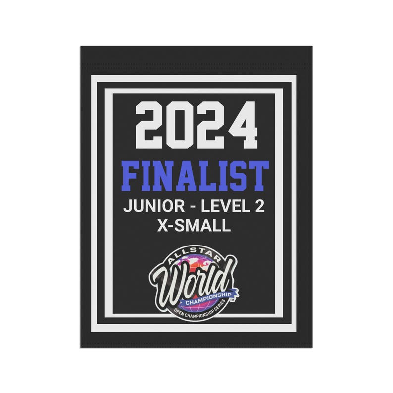 Allstar World Championships Replica Mini Banner - Finalist - Etsy