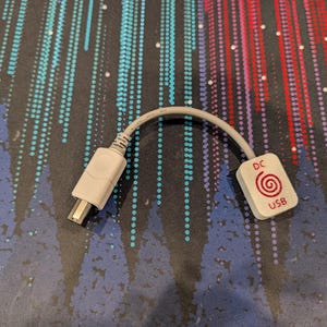 USB2DC: USB till Dreamcast-kontrolladapter USB-C (pigtail)