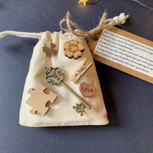 Engagement Gift, Little Pocket of Engagement Wishes, Token Gifts, Couples Keepsake, Small Engagement Present, Good Luck, Thoughtful Gifts