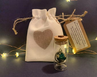 You Are My World Gift for Him or Her, Romantic Anniversary Gift, I Love You,  Birthday Keepsake for Boyfriend, Girlfriend, Husband or Wife