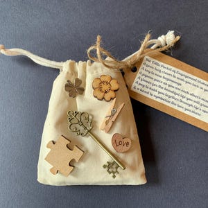 Engagement Gift, Little Pocket of Engagement Wishes, Token Gifts, Couples Keepsake, Small Engagement Present, Good Luck, Thoughtful Gifts