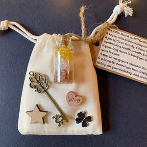 40th Birthday Keepsake Gift, Little Pocket of Fortieth Wishes, Special Gifts, Daughter, Wife, Mum, Grand Daughter, Niece, Friend, Auntie