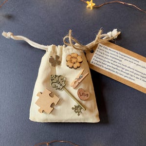 Engagement Gift, Little Pocket of Engagement Wishes, Token Gifts, Couples Keepsake, Small Engagement Present, Good Luck, Thoughtful Gifts