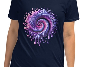 Trippy, Psychedelic, Short Sleeve Unisex T-Shirt