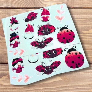 Adesivi coccinella gnomo BUGTASTIC